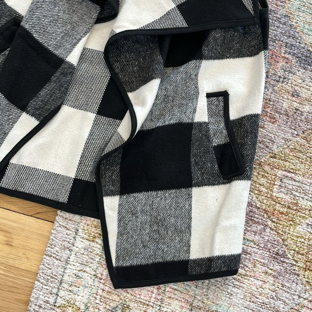 Oversized checkered vest - Picture 3 of 4